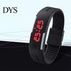 Fashion Men Women Silicone Red LED Digital Sports Bracelet Wrist Watch Gift