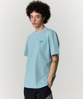 Ice Cotton Graphic T-Shirt - Sky