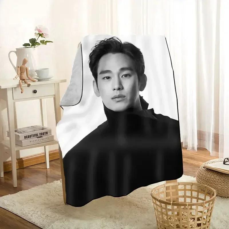 HEARMNY KPOP Kim Soo Hyun Blanket Super Soft Warm Microfiber Fabric Blanket For Couch Throw Travel Adult Blanket 0719