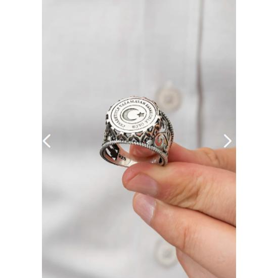 925 Sterling Silver Men's Ring