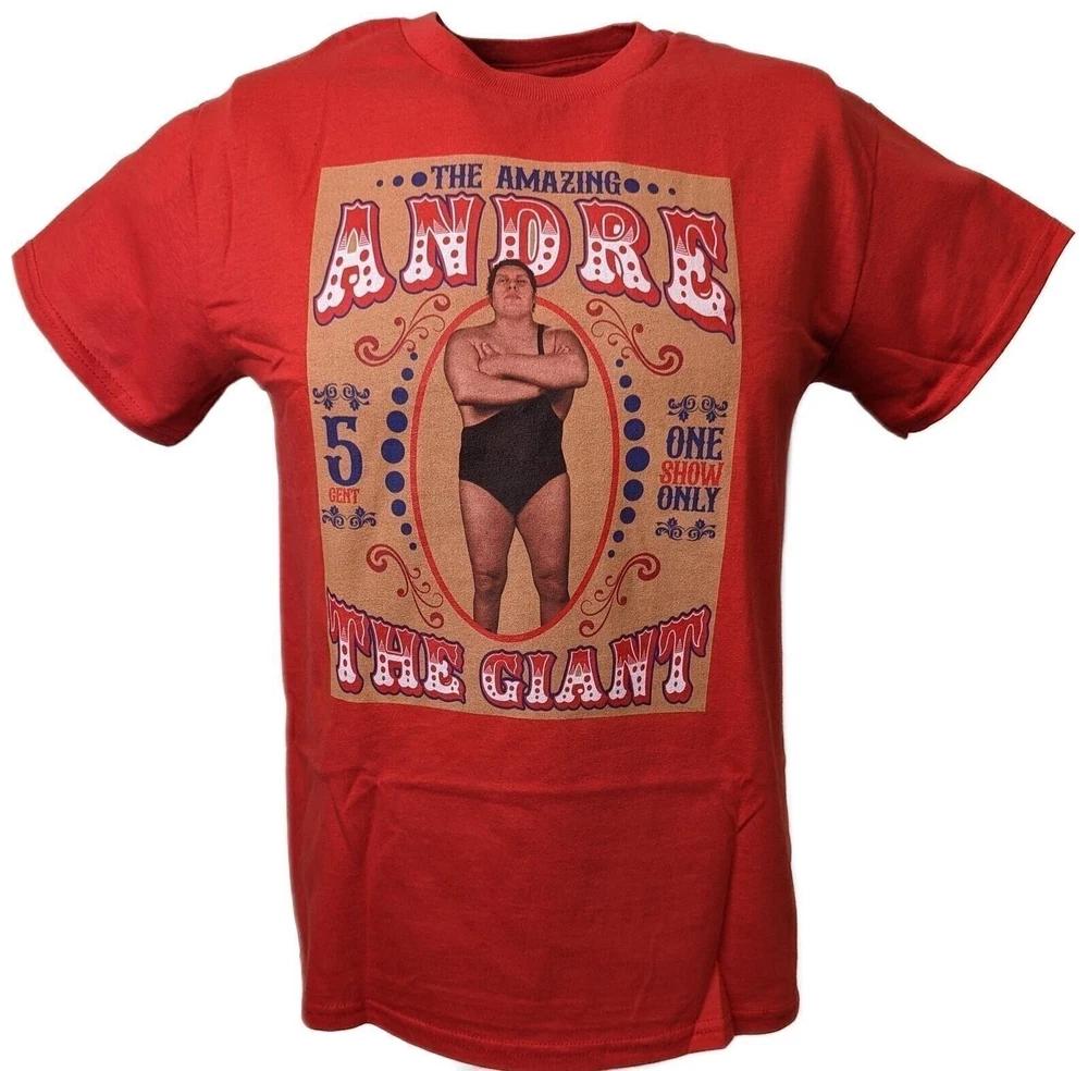 Andre The Giant Carnival Sideshow Unisexs Red Tshirt M