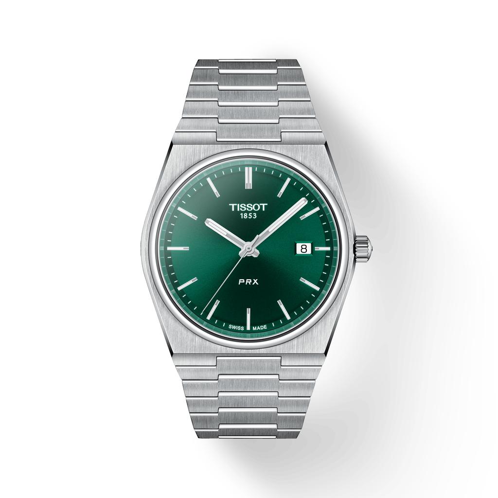 Tissot Orologio da Uomo Moda Acciaio Inossidabile Quadrante Verde T137.410.11.091.00