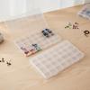 Plastic Storage Box 28 Grid With Slot Beaded Anti-string Grid  Jewelry Classification Parts Division Box Jewelry Box Organizer