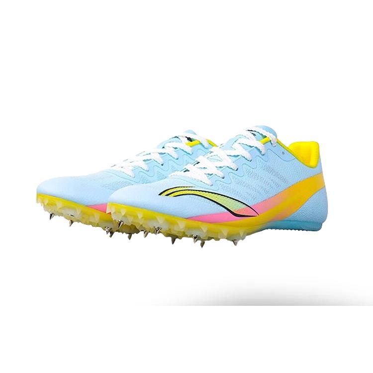 Li Ning Blade Pro Fabric Cushioning Abrasion Resistant Lightweight Low top Sprint Running Shoes Unisex Cotton Candy LJJT911-3
