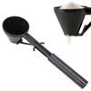 Black Measuring Scoop Funnel 2-in-1 Slide Design Coffee Scoop Funnel Protein Powder Scoop  Coffee