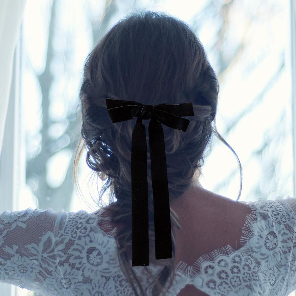 Large Ribbon Hair Bows Spring Hair Clip Sweet Ballet Hairclip Strong Secure Barrette Bowknot Clip Women Ponytail Holder