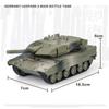 1/32 Scale SWAT 99B / M1A2 / Leopard 2 Diecast Tank Model Toy, Pull Back Toy Vehicle with Sound and Light for Kids Toddler Boys Girls Gift Collection