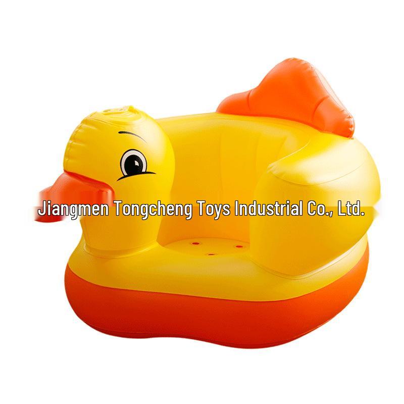 

Inflatable Baby Learning Seat - EN71 Certified Thick PVC Sofa for Infants, Ideal for Sitting, Feeding, Bathing.