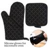 Verbrühsicher Küchenofenware Rutschfest Dicke Kochhandschuhe Ofenhandschuhe Mikrowellen-Isolierung Backwerkzeug