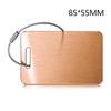 Stainless Steel Tag Keychain Lightweight Durable 1Pcs with Steel Wire Loops Luggage Keyring for Hiking Business Trip Use