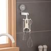 360-Degree Rotating Hook Strong Load-bearing Suction Cup Design Easy to Install Multipurpose Wall Hook Kitchen Utensil Organizer
