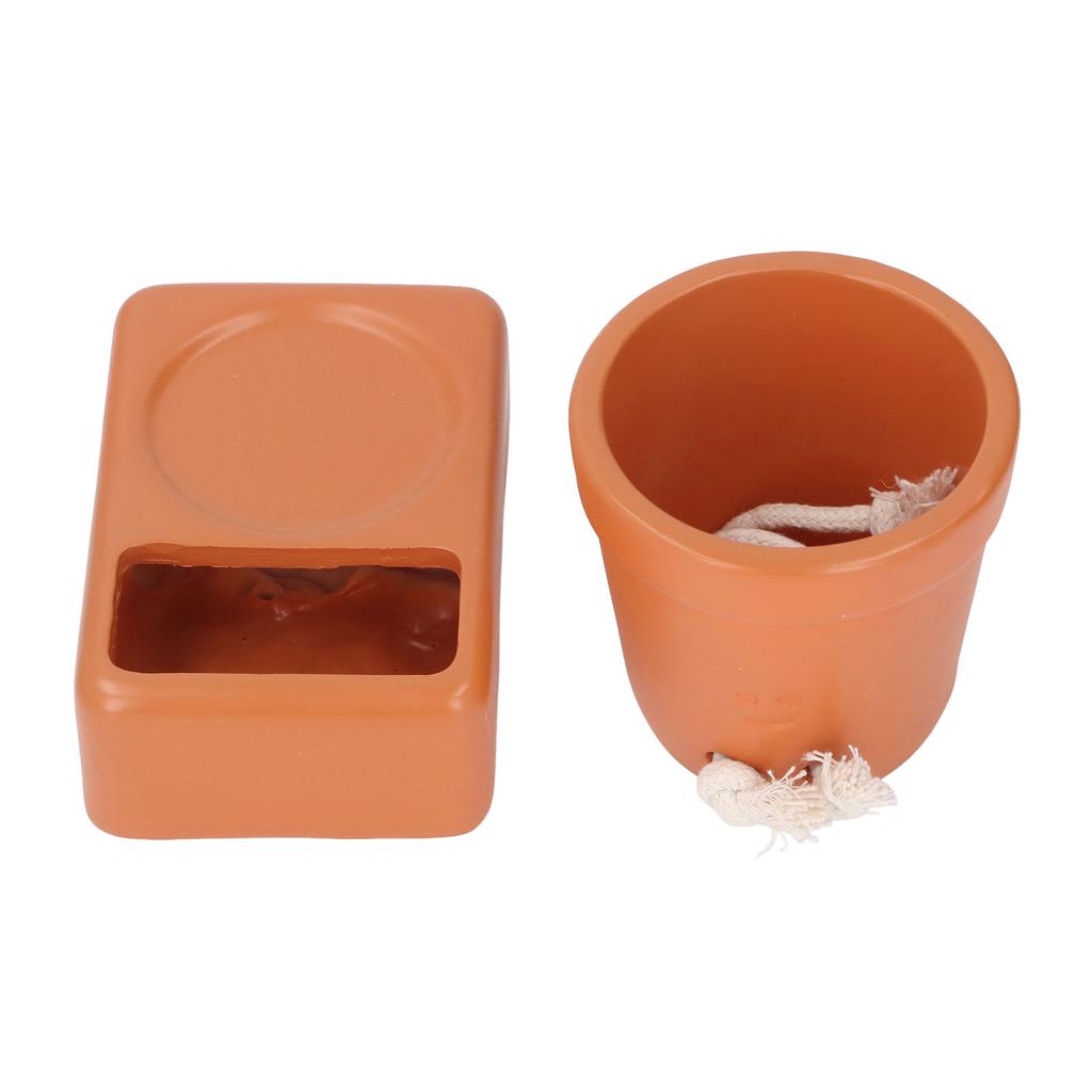 Self Watering Smiling Face Planter Resin Sitting Succulent Planter Flower Pot for Indoor Outdoor