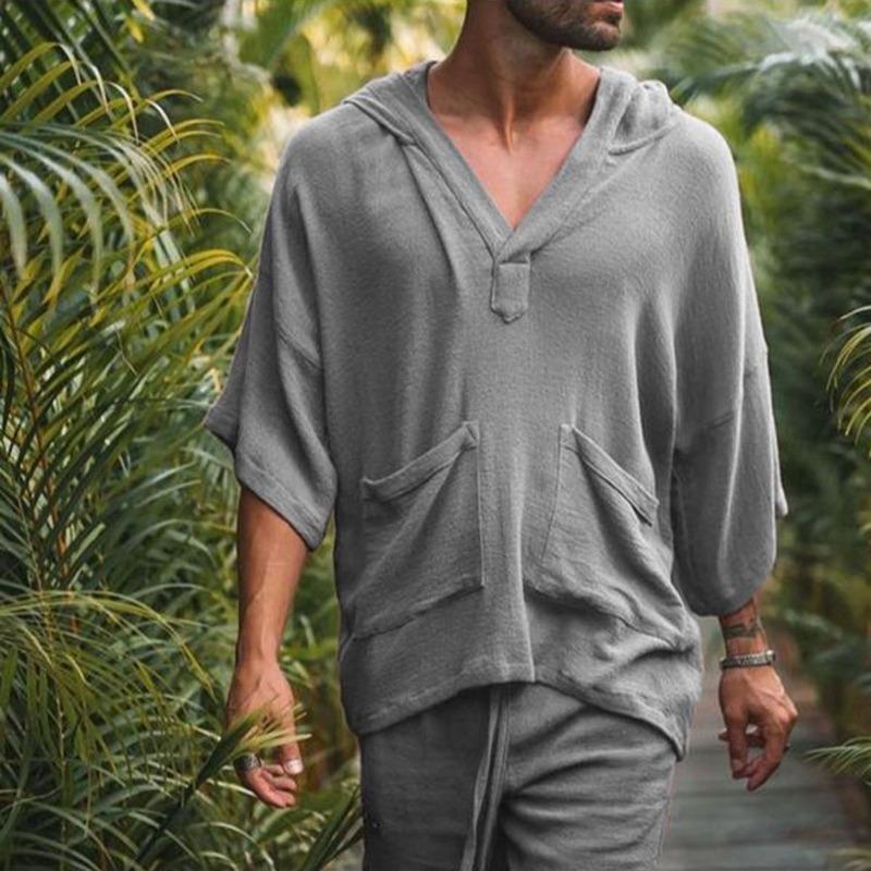 

Мужской комплект из рубашки с коротким рукавом и шорт XXXL