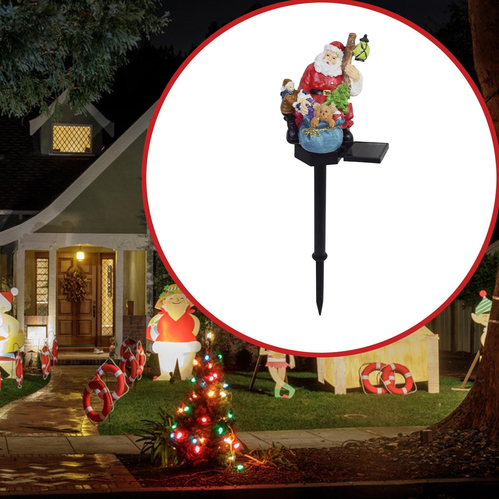 

Solar Christmas Stake Light Lawn Decoration Easy Installation Outdoor Garden Lamp for 1PCS