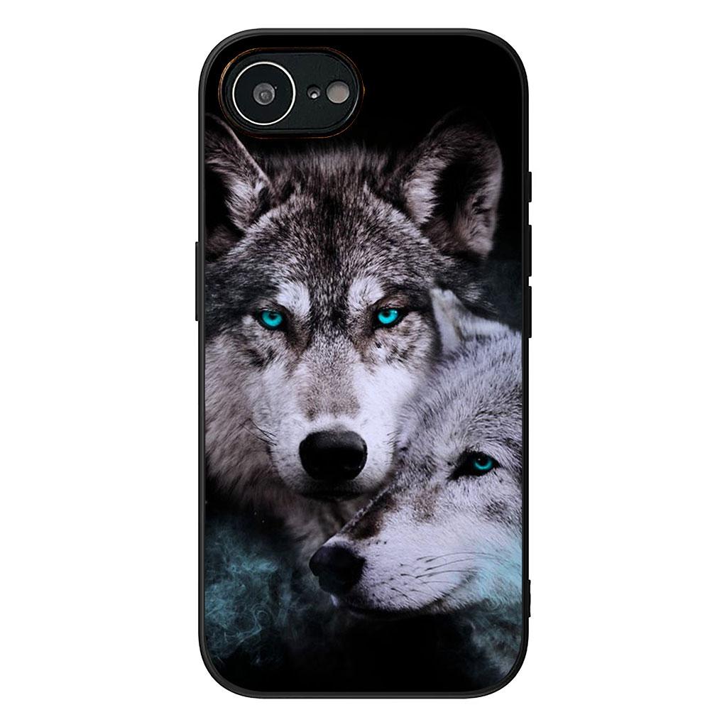 

Cover for Apple iPhone 17 16 11 Pro XS Max XR 6 7 8 Plus 16E SE 2020 Air 5 SE2 Phone Case Lion Stalking Wolf Art iPhone 5s