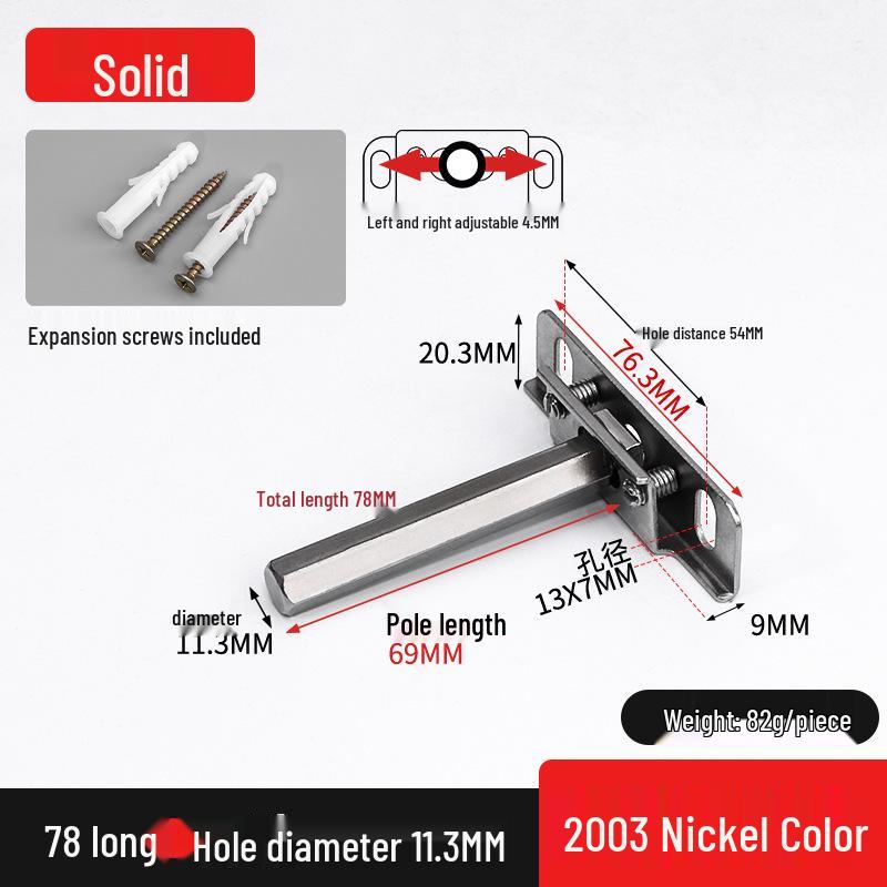 Invisible T-Shaped Shelf Brackets for Concealed Wall-Mounted Bookshelf Support