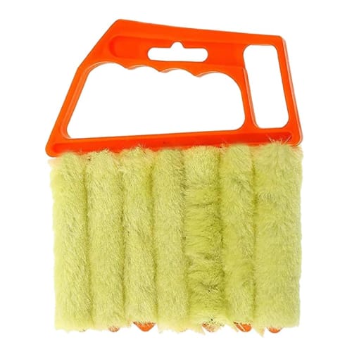 

COOLHIYA Window Venetian Blind Cleaner, Duster Tool, 7-Finger Dusting Cleaner, Vent Shutter Brush, Blinds, Air Conditioner Fan Duster, Dirt Remover, H