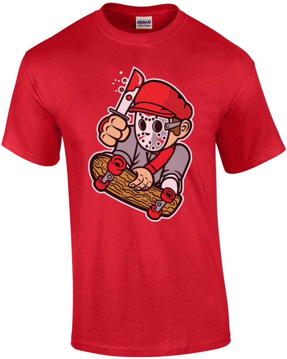 Skateboard Killer Retro Skating T-Shirt L
