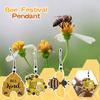 Bee Sign Decor Art Wood Bees Cutout Crafts Cute Bee Honey Bee Day Wall Tree Hanging Ornaments