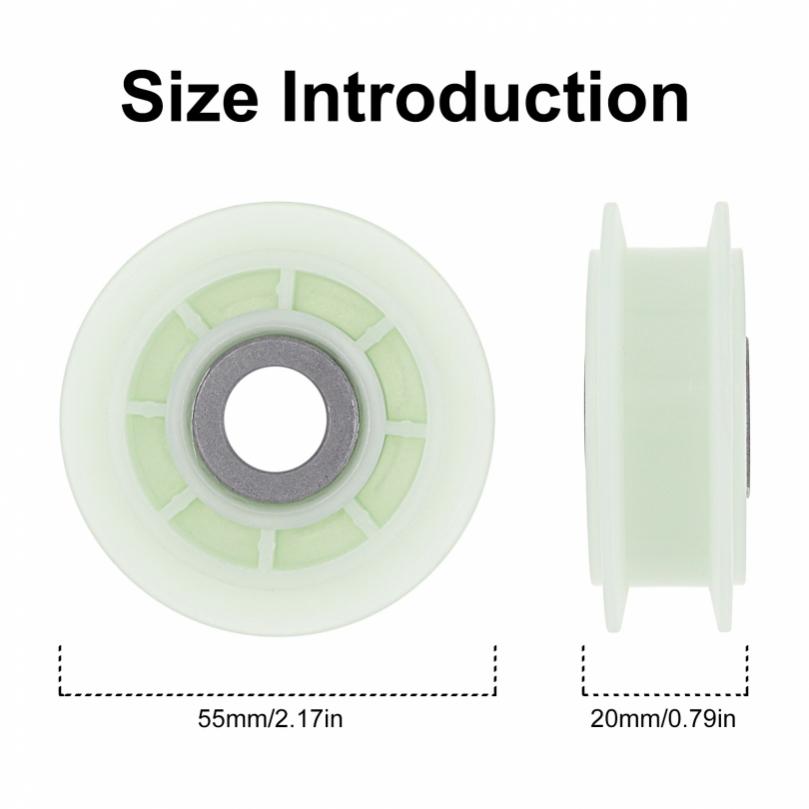 Plastic Dryer Support Wheel  Roller Kit Fit for Whirlpool AP3094197 / PS334244 / 279640