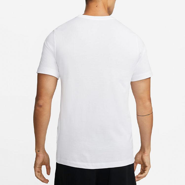 Nike LeBron James Lion Graphic Crew Neck Tee Men Tops White DM2468-100