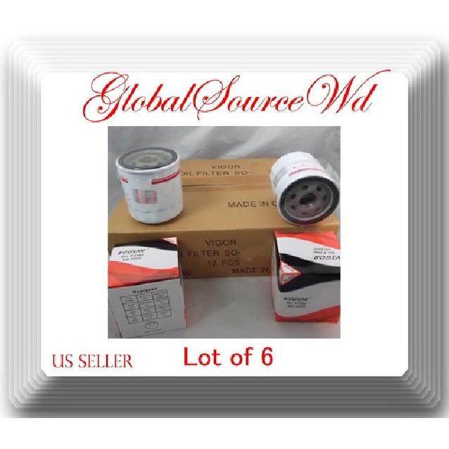 

LOT OF 6 OIL FILTER SO4011 Fits: BUICK CHEVROLET GMC ISUZU OLDSMOBILE PONTIAC &