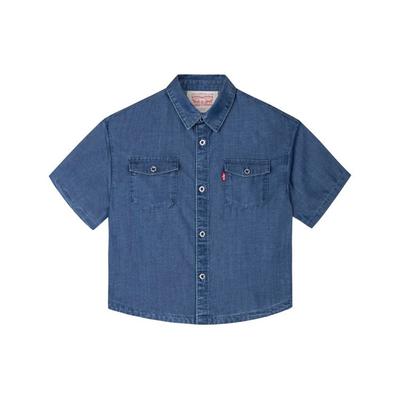 Levis Kurzarm-Denim-Hemd mit Knöpfen Herrenhemden LV2422268GS-001