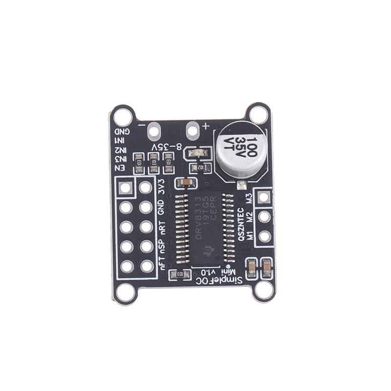 Simple Foc Mini Drv8313 Module Dc Brushless Motor Driver Board Svpwm Control Dc 8-35V
