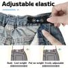 No-Sew Invisible Belt Tightener Set Adjustable Elastic Waist Band  Women Men Jean Pant