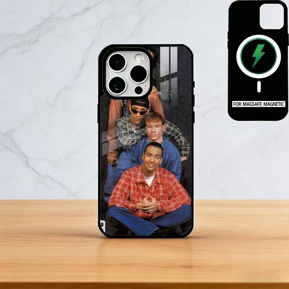 B-Backstreet Boys BSB Pouzdro na telefon Pro iPhone17,16,15,14,13,12,11 Plus,Pro Magnetické Pro Magsafe Bezdrátové nabíjení