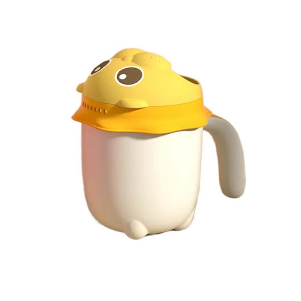 

Мультяшный зверек в форме детского ванночки для купания с ручкой, ложки для душа для малышей, шампунь жёлтый