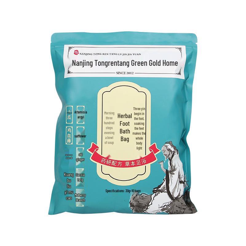 Mugwort Ginger Safflower Herbal Foot Soak Powder Pack