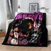 Rapper rod wave printed blanket Warm Flannel Blankets Soft and Comfortable blanket Home Travel Blanket bed linings Birthday Gift