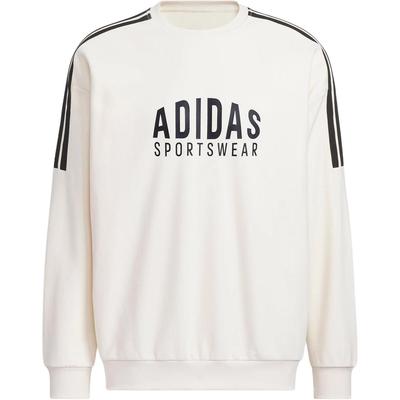 adidas Letter Long Sleeve Crewneck Sweatshirt Unisex Sweatshirt KF5211