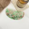Anti-static Semicircular Comb Wide-tooth Acetate Hair Comb Hawksbill Hair Comb  Travel Accessories