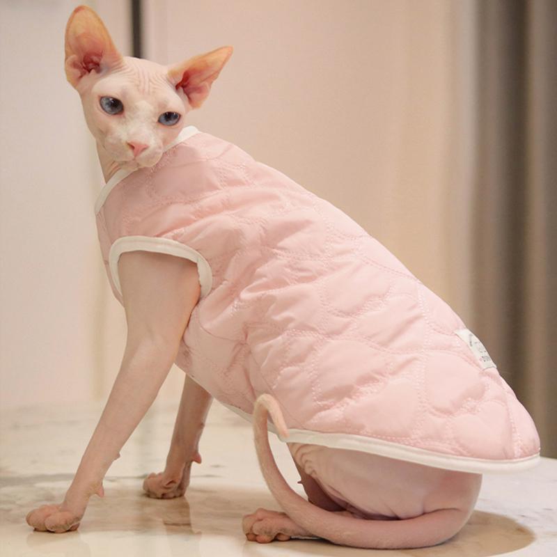 Sıcak Polar Yavru Kediler Ceket Yelek Kışlık Evcil Hayvan Giysileri Sphynx Maine-Coon Kedi Mont York Chihuahua Kaniş Giysileri Köpek Ceketleri