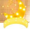 Crescent Moon Night Lamp Moon Shaped LED Night Light Portable Ambient Lamp  Nursery Room