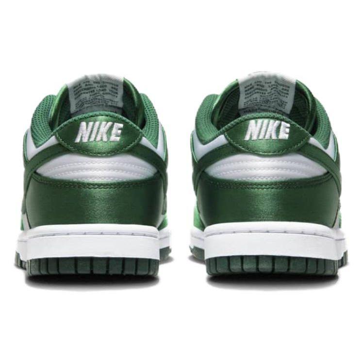 Nike Sneakers da Donna Dunk Low Satin Green Bianche Team-Green DX5931-100