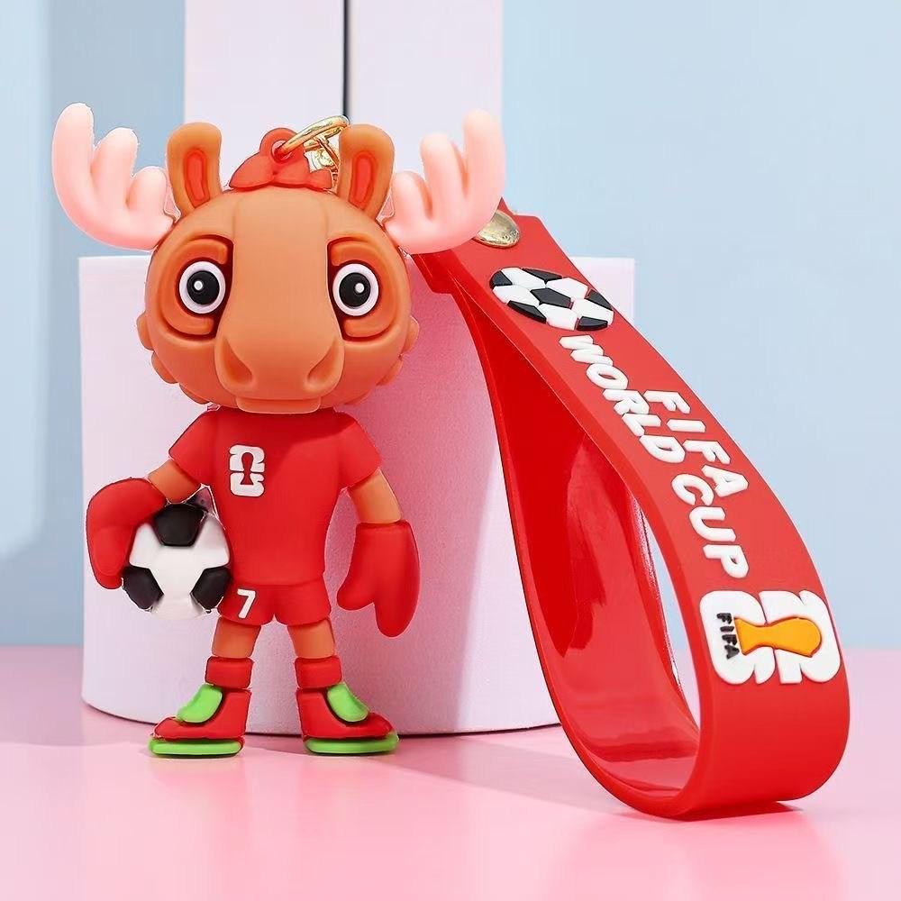 Portachiavi Mascotte Coppa del Mondo 2026 4pz - Portachiavi