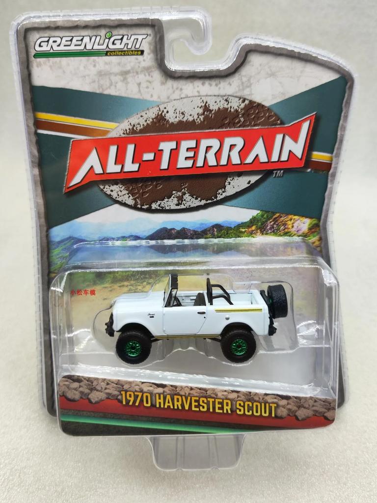 GreenLight 1:64 1970 Harvester Scout Alloy Car Model Die-casting Mini Car Children's Toy Gift