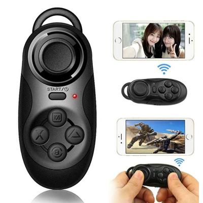 Mini Gamepad Kablosuz Bluetooth Uyumlu V4.0 Gamepad VR Denetleyici Akıllı Telefon Joystick için Uzaktan Kumanda Gamepad