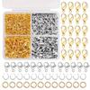 1 Box Lobster Clasp Open Jump Rings for Jewelry Making Bracelets Necklaces Hooks Chain Closure DIY Accessories