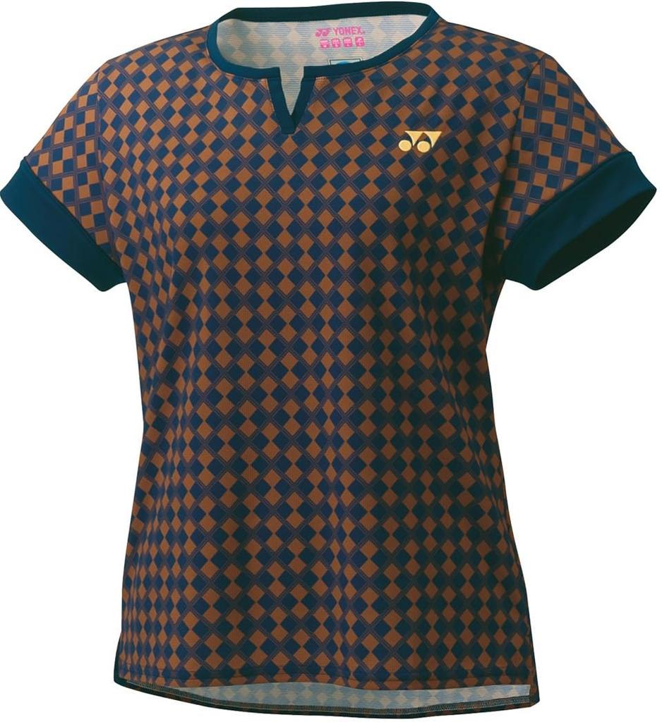 Short Sleeve Shirt Game Shirt Navy Blue L [YONEX] Women's (019)