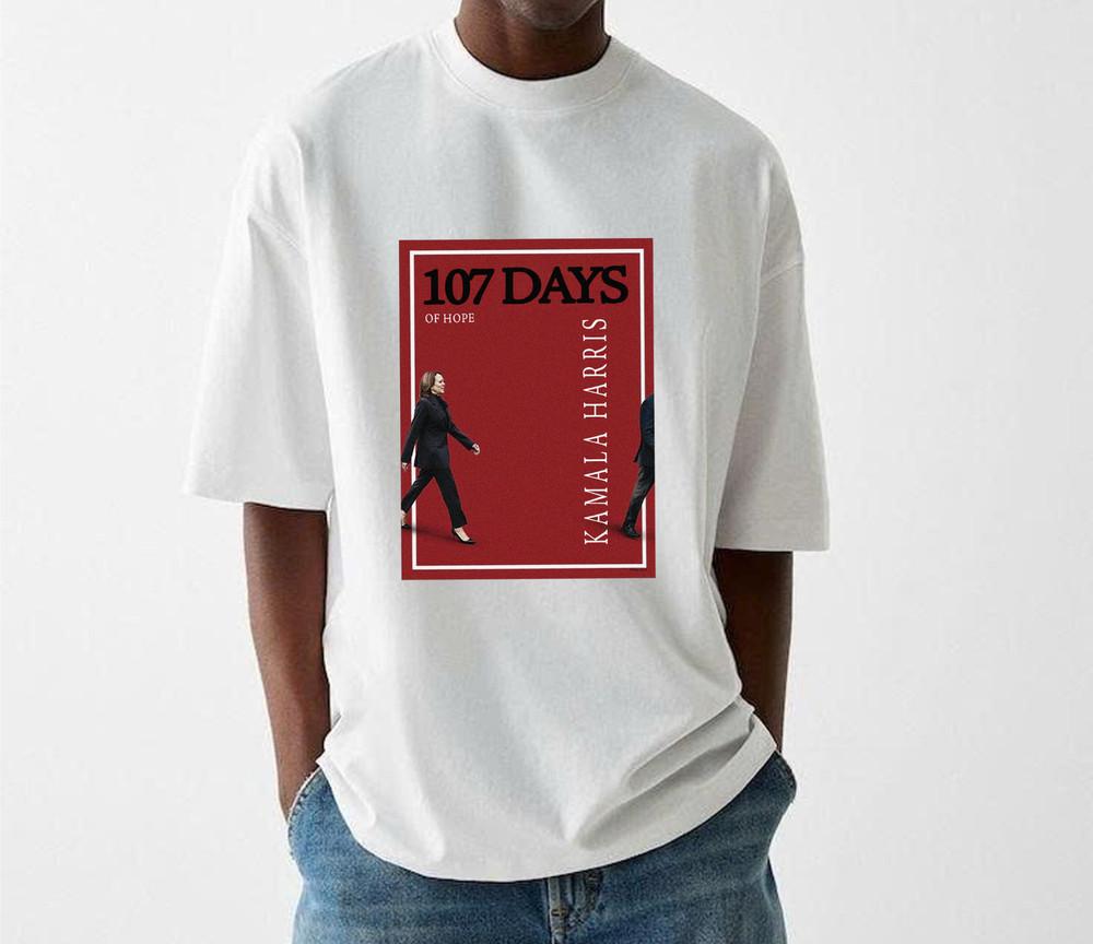 Vintage 107 days memoir shirt Kamala for supporters and fan merch Unisex T-Shirt XL