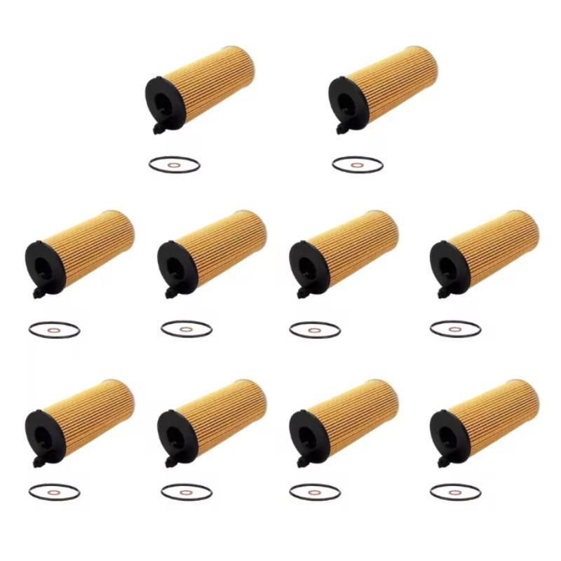 10 pcs Car Accessories Oil Filter 11428575211 For BMW X3 G01 2017 2018     20d 20i 25i 28i 30i Model