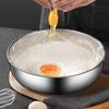 Stainless Steel Mixing Bowl Thickened Dough Kneading Basin 32cm Multi-Purpose Basin for Stirring Salads Beating Eggs Cleaning Vegetables KTY