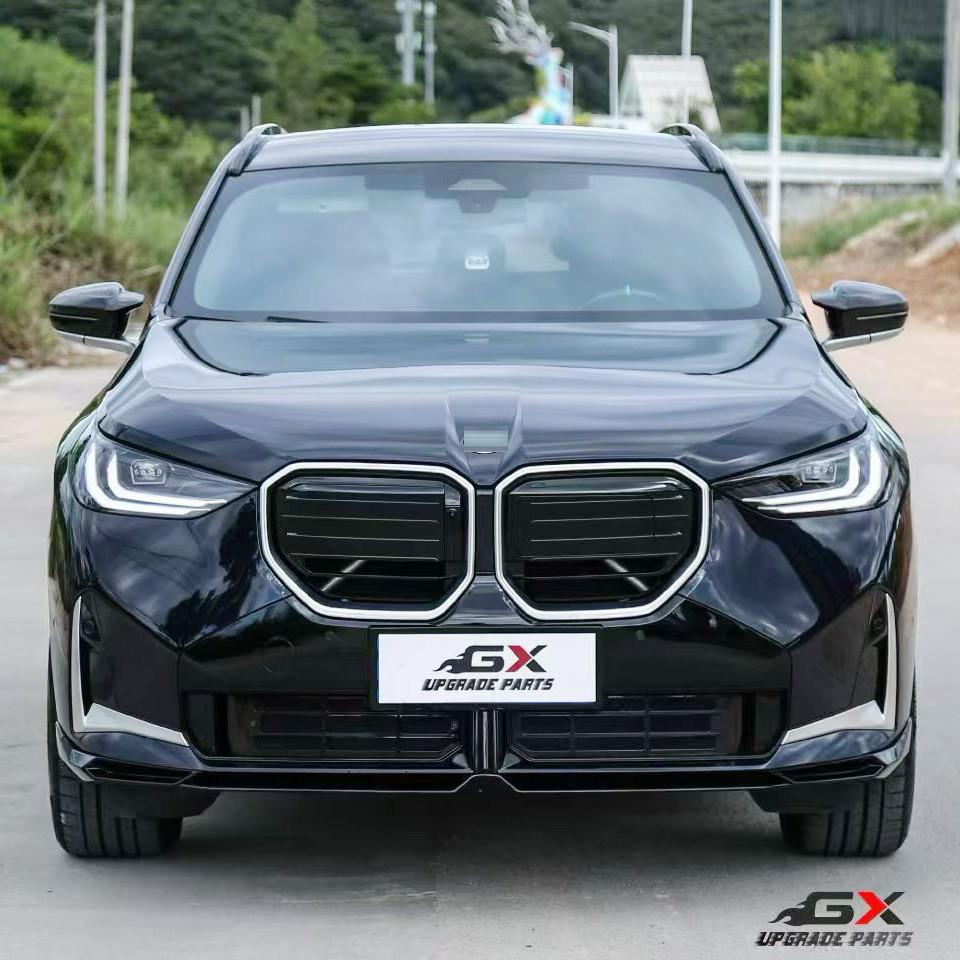 BMW X3 G45/G48 High-Quality Gloss Black Upgrade Kit: MP Front Lip, Fang Grille, Horn, Mirror Covers