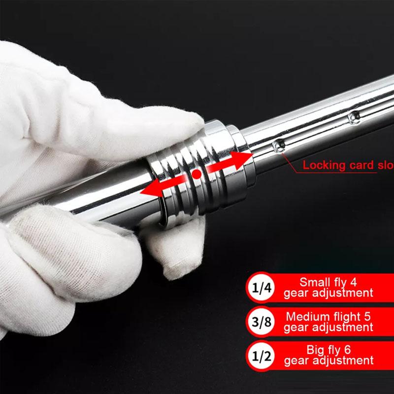 Clé à cliquet rétractable en acier au carbone à 72 dents 1/4 1/2 3/8 Clé à cliquet à dégagement rapide automatique Outils de réparation manuels multifonctionnels