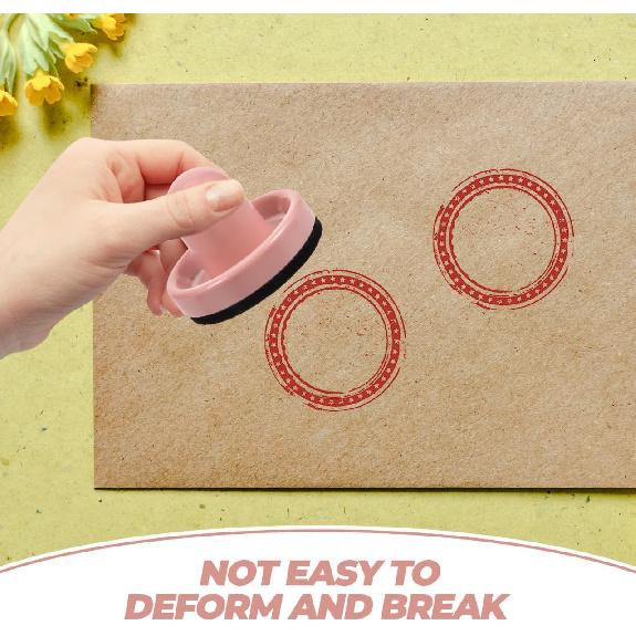 Tofficu Gumowy Stempel Ciśnieniowy, Materiały do Scrapbookingu i Stemplowania, Narzędzia do Stemplowania do Tworzenia Kartek, Uchwyt do Stempla do Tworzenia Kartek DIY Scrapbooking Craft