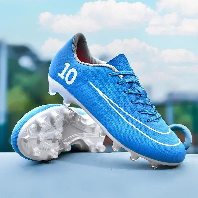 New Men Soccer Shoes Training Football Boots Ultralight TF/FG Sports Shoes Professional Outdoor Adult Kids Futsal High-quality